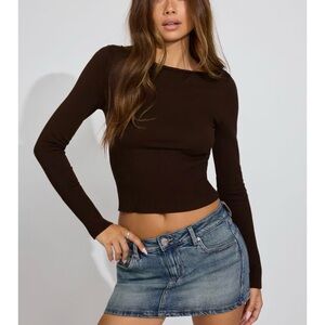 Garage Denim Micro Skort Blue Skirt Size XS NWT